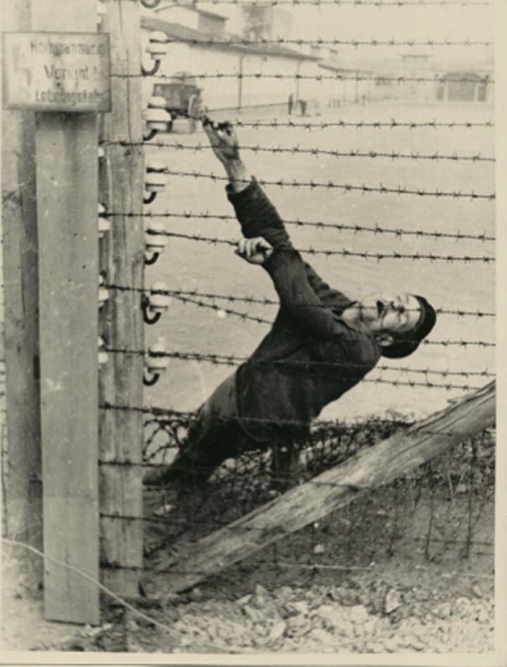 le photographe de mauthausen mort sur barbele