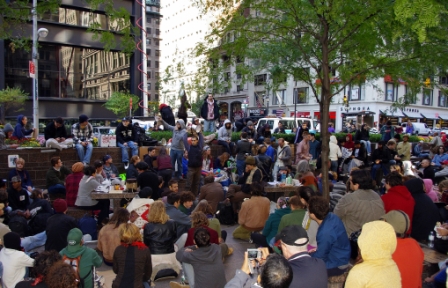 Occupy Wall Street, 18 septembre 2011 (cc) David Shankbone